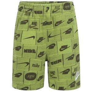 Nike Kids Green Logo Print Shorts Toddler 3T